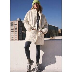 NWT Free People Movement Patricia Packable Poncho Puffer